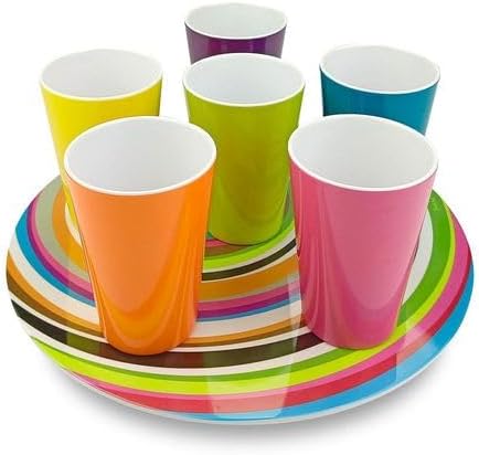 French Bull Melamine 16oz Tumblers  Colorful Assorted Set of 6 Stackable Dishwasher safe BPAfree dringking cups - Image 5