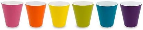 French Bull Melamine 16oz Tumblers  Colorful Assorted Set of 6 Stackable Dishwasher safe BPAfree dringking cups - Image 2