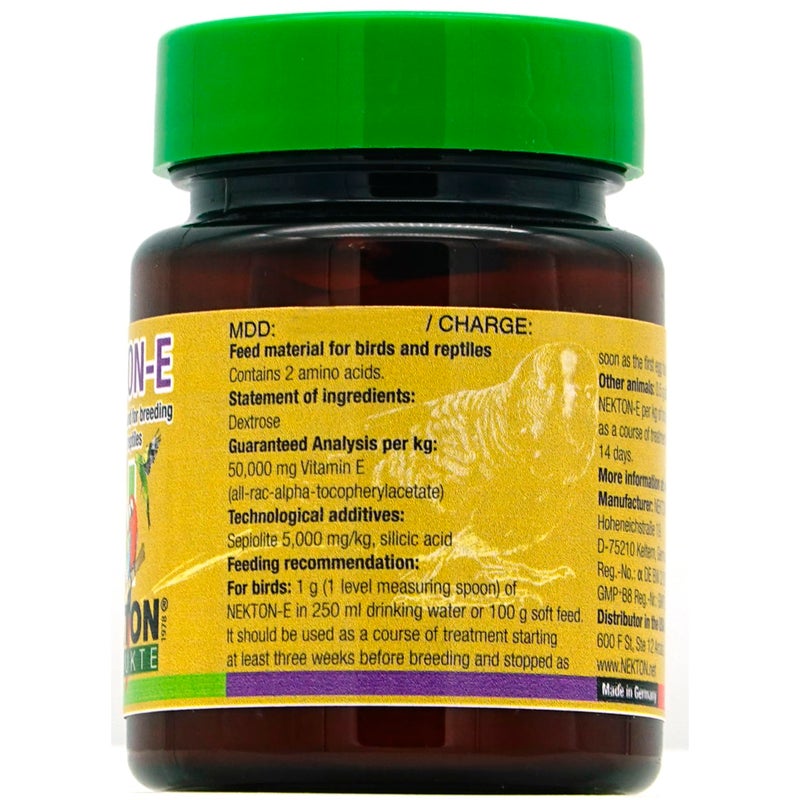 Nekton-E Vitamin E Supplement for Birds, 35gm - Image 2