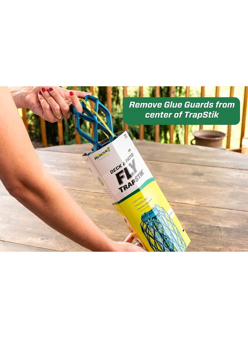 RESCUE Deck & Patio Fly TrapStik Odorless Weather Resistant - Image 4