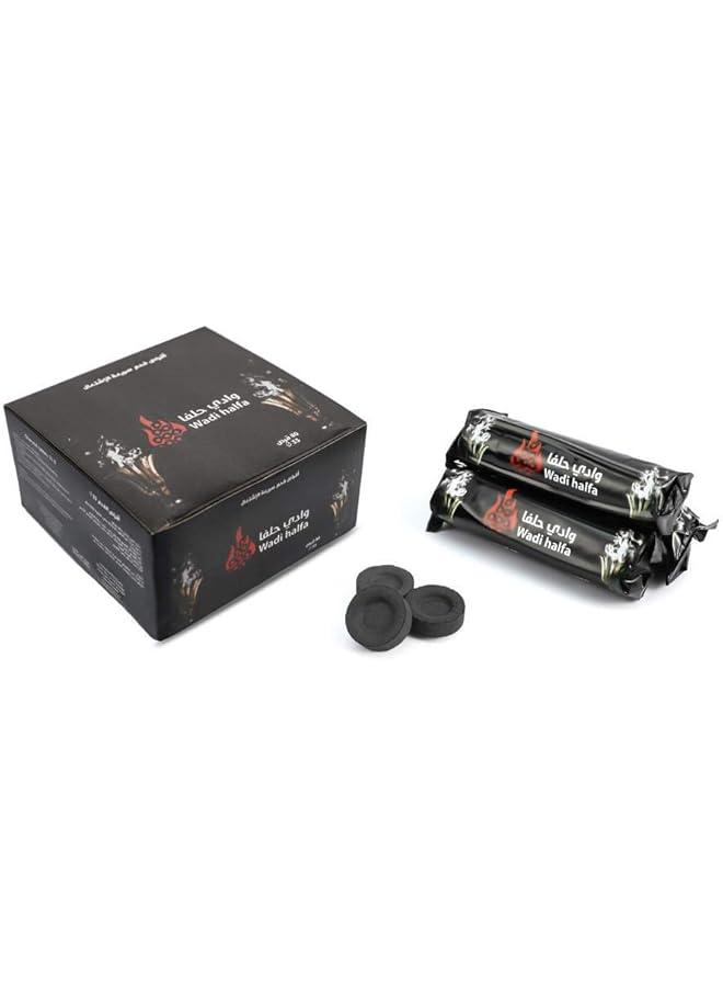 إيروريكس مجموعة أقراص فحم البخور سريعة الاشتعال مكونة من 80 قطعة فحم مقاس 33 مم أقراص فحم طبيعية خالية من الدخان والرائحة - Image 1