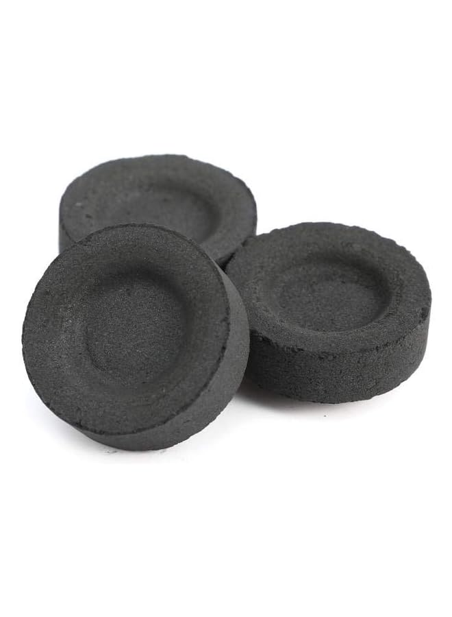 إيروريكس مجموعة أقراص فحم البخور سريعة الاشتعال مكونة من 80 قطعة فحم مقاس 33 مم أقراص فحم طبيعية خالية من الدخان والرائحة - Image 2