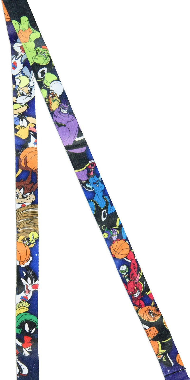 Bioworld Space Jam ToonSquad Vs Monstars Character Lanyard ID Holder With Rubber Charm And Collectible Sticker - Image 2