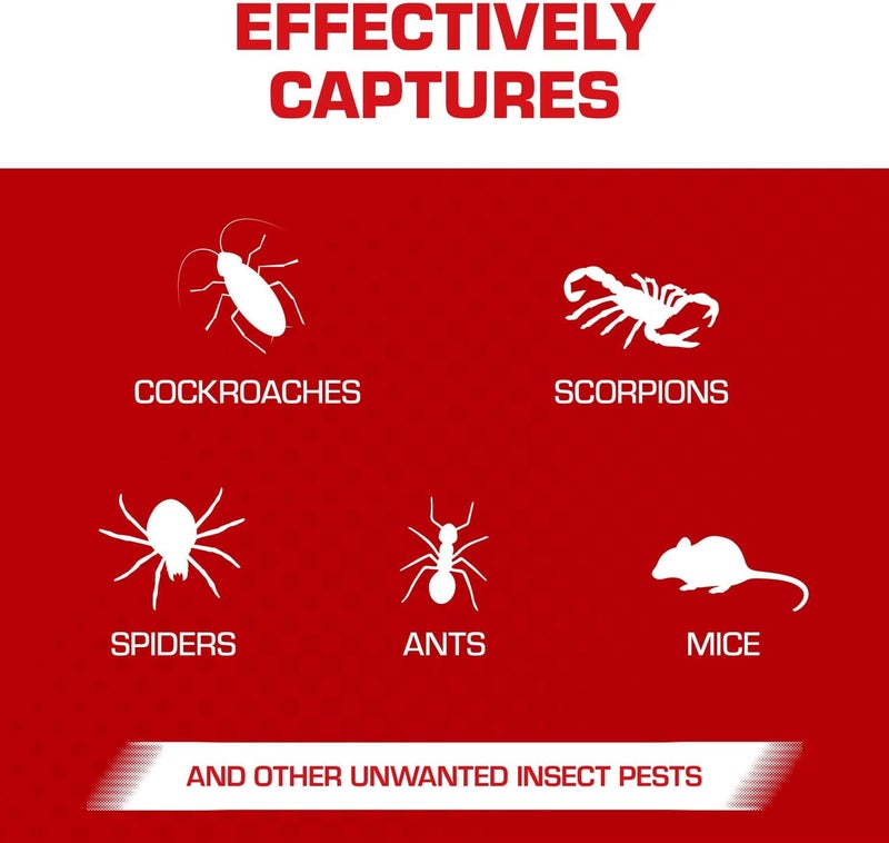 TOMCAT Glue Boards with Eugenol — Enhanced Stickiness for Mice, Cockroaches & Insects, Flat or Covered Use, Ready-To-Use, 4 Traps - Image 2