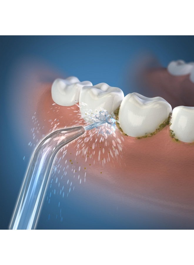 واتربيك رؤوس استبدال دقيقة أصلية من Waterpik لأجهزة تنظيف الأسنان بالماء المحمولة اللاسلكية (المعروفة سابقًا باسم Classic Jet) رؤوس إعادة تعبئة فوهات JT-450E، عدد 2 (ألوان متنوعة) - Image 3