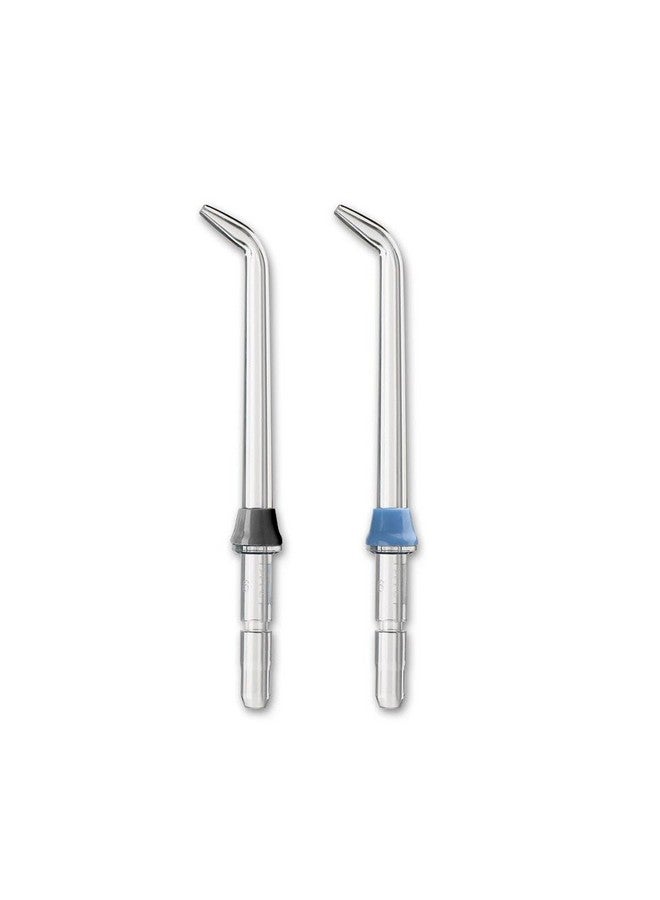 واتربيك رؤوس استبدال دقيقة أصلية من Waterpik لأجهزة تنظيف الأسنان بالماء المحمولة اللاسلكية (المعروفة سابقًا باسم Classic Jet) رؤوس إعادة تعبئة فوهات JT-450E، عدد 2 (ألوان متنوعة) - Image 1