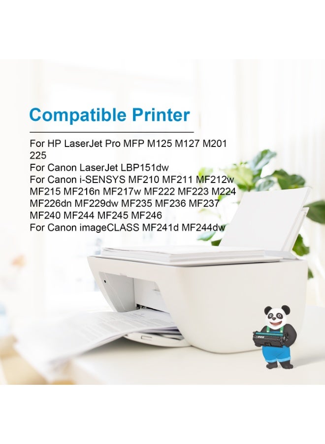 استا خرطوشة حبر عالمية ASTA CF283A 83A CRG737 متوافقة مع طابعات HP و Canon LaserJet Pro MFP M125 و M127 و M201 و M225 و LBP151dw و I-SENSYS MF210 و MF211 و MF212w و MF215 و MF216n و MF217w و MF222 و MF223 و M224 و MF226dn و MF229dw و MF235 و MF236 و MF237 و MF240 و MF244 و MF245 و MF246 و imageCLASS MF241d و MF244dw. مادة استهلاكية مكتبية بديلة CRG-737 CRG 737، تتميز بطباعة تدوم طويلاً. - Image 3