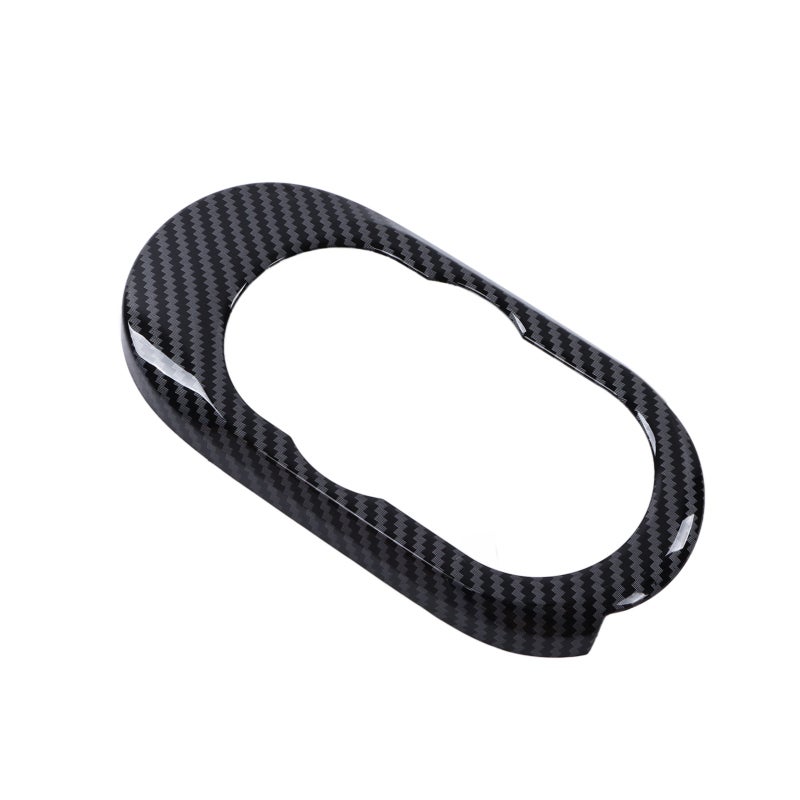 Multimedia Control Knob Cover: Carbon Fiber Style ABS Material - UV Protective Easy Installation Replacement Trim for F56 3-Door Hatchback, F57 2-Door Convertible Car Interior Upgrade - Image 5