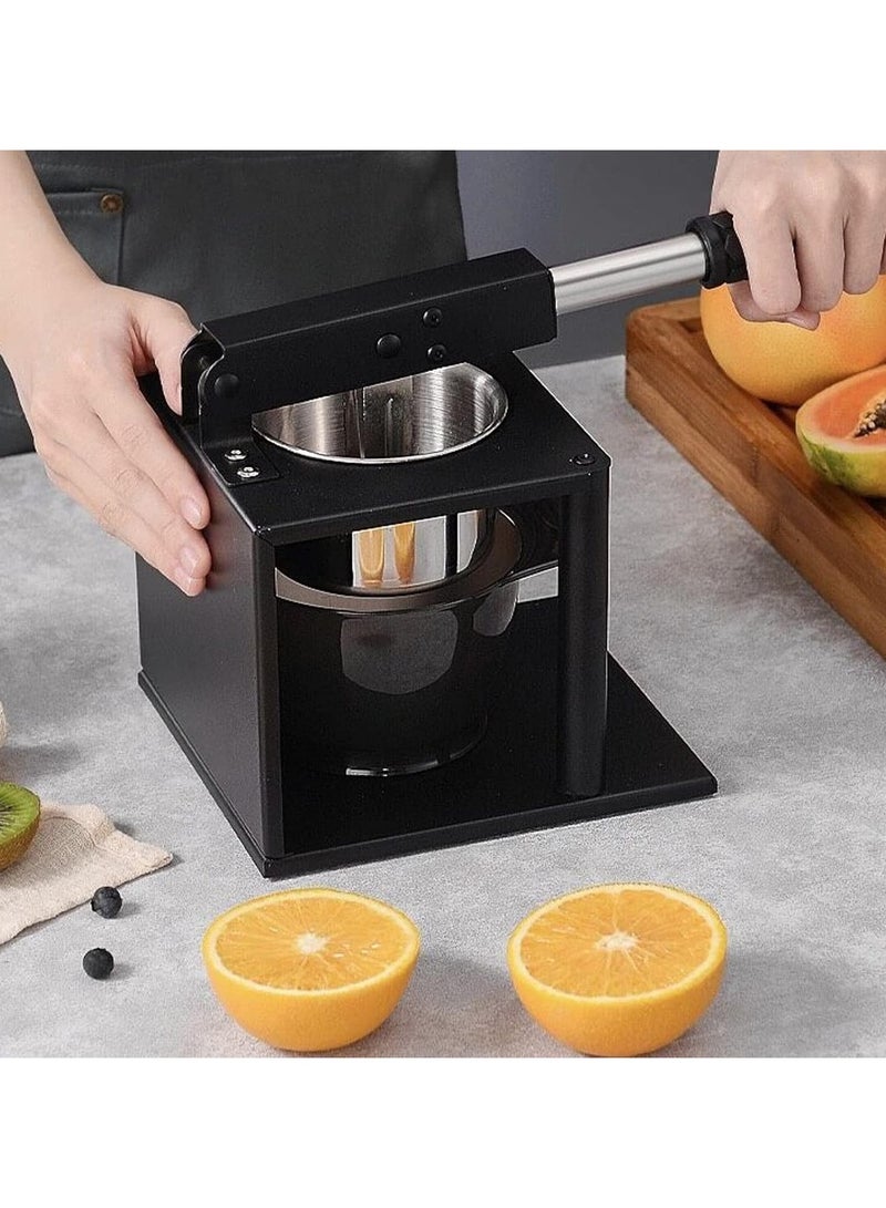 Manual Press Juicer, Stainless Steel Hand Press Fruit Squeezer, Kitchen Orange Juice Press Manual Potato Masher for Fruits vegetables - Image 1