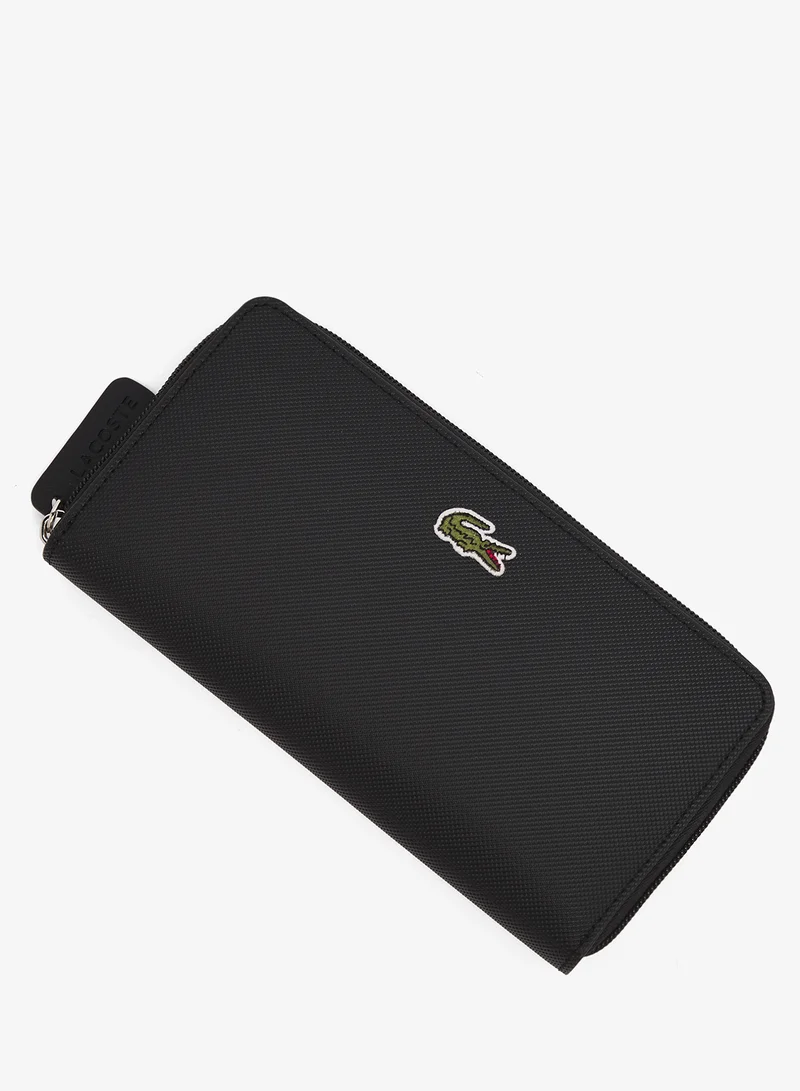 لاكوست محفظة طويلة بسحاب وشعار