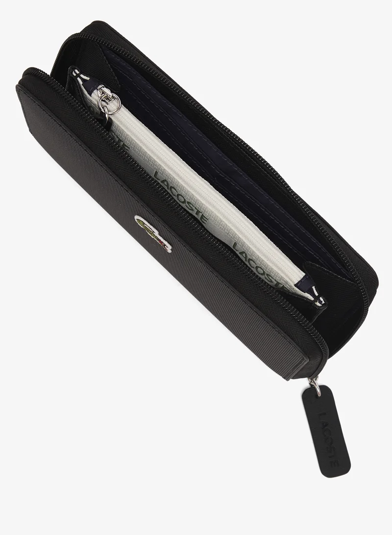 LACOSTE  Logo Zip Around Long Wallet for Women | Best Price UAE