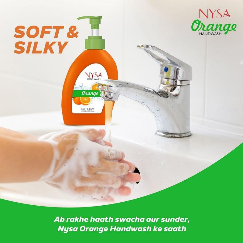 Nysa Orange Handwash(300 Ml) Pack Of 5 - Image 2