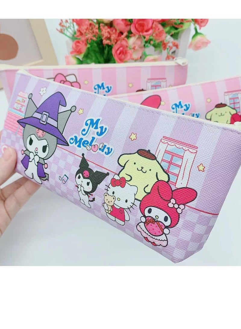 EHOME Sanrio Kuromi multifunctional large-capacity pencil case stationery pen case gel pen set - Image 3