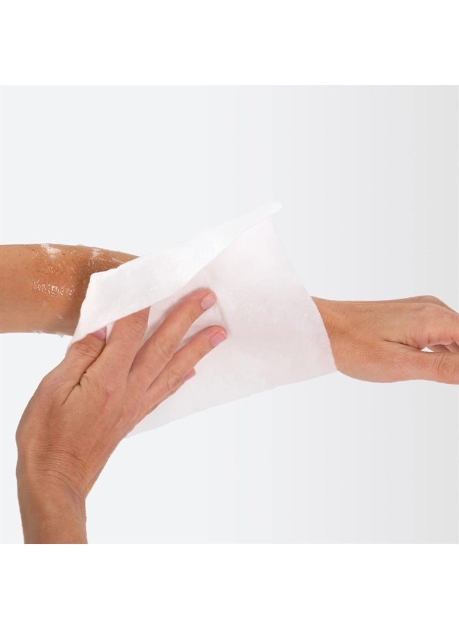 Stryker - Sage Comfort Bath Cleansing Washcloths - 1 Package, 8 Cloths - Fresh Scent, No-Rinse Bathing Wipes, Ultra-Soft and Heavy Weight Cloth, Hypoallergenic