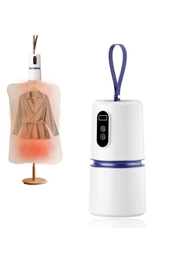 مصغرة قابلة للطي السفر مجفف - مع توقيت - محمول السفر مصغرة مجفف الملابس التخييم الحمام شرفة الشاطئ بركة السباحة - Image 1