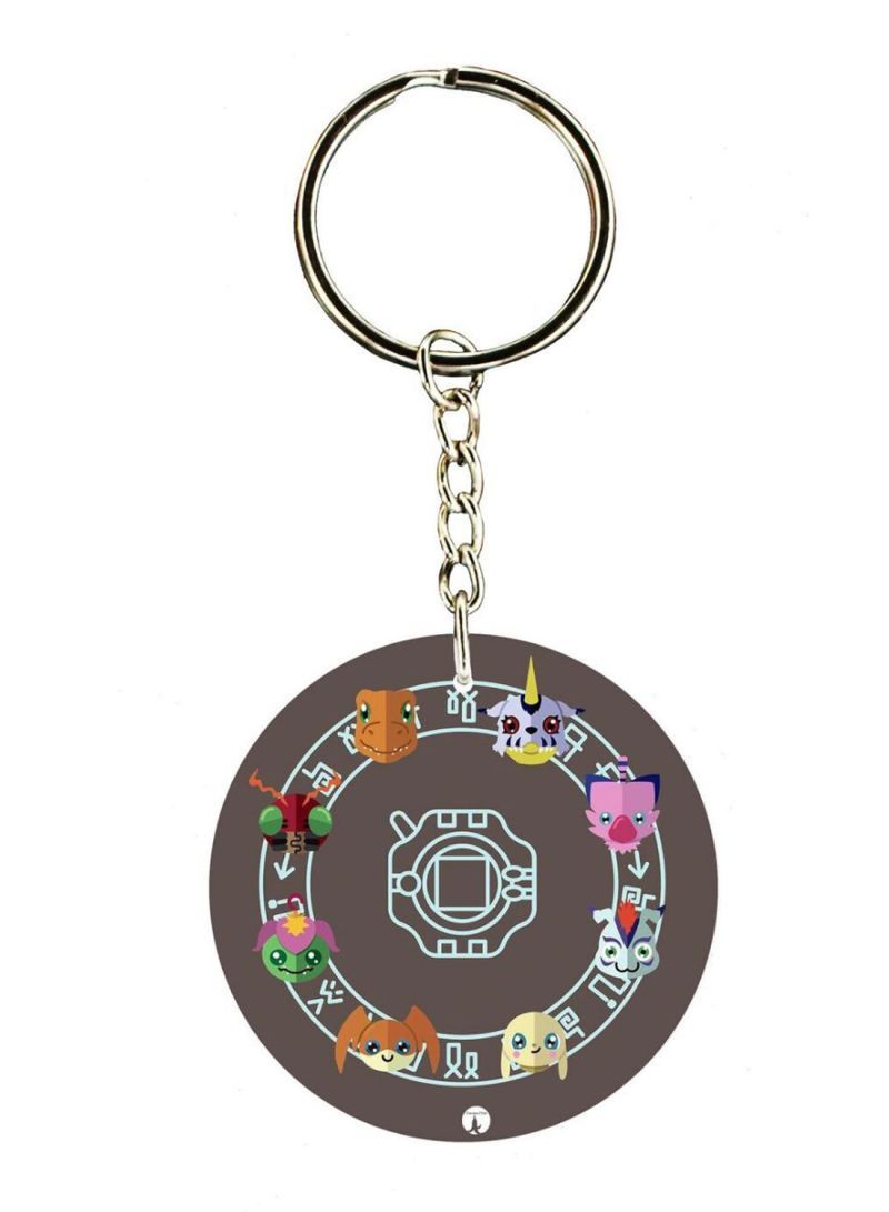 RKN Anime Digimon Printed Keychain