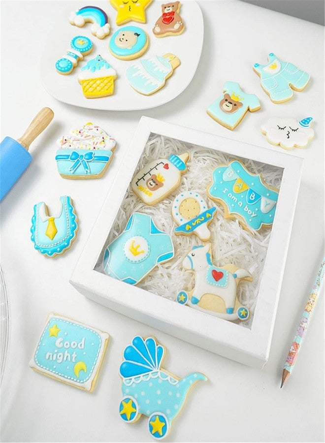 Comais Baby Shower Series Cookie Cutters Set of 9 pcs, Stainless Steel Fondant Cutter Molds Baking DIY - Image 5
