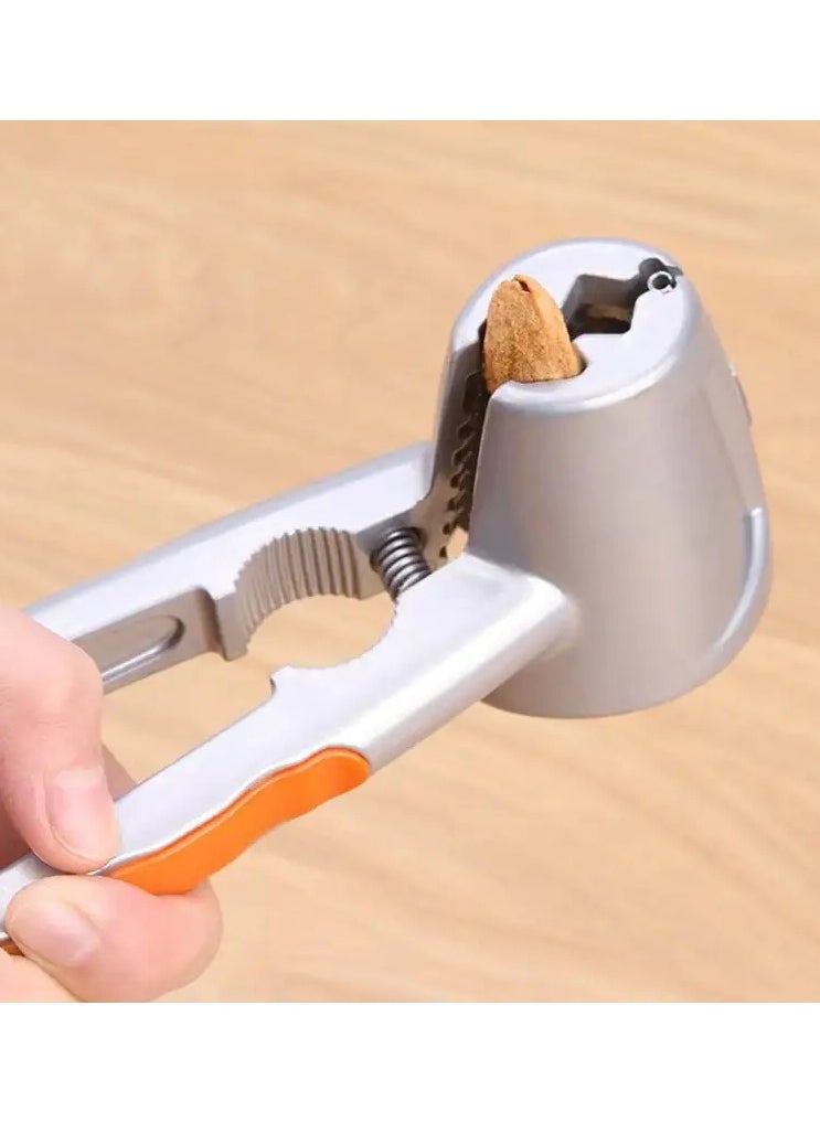 Goolsky - 1pc Metal Walnut Cracker Clamp - Multi-Functional Nut Opener Tool for Pecans, Hazelnuts - Durable Household Kitchen Gadget with Non-Slip Handle - Image 1