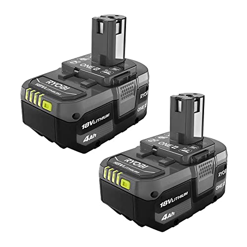 Ryobi PBP2005 ONE+ (Plus) Battery 18-Volt Lithium-Ion 4.0 Ah Compatible with Over 225 18V ONE+ Tools (2-Pack) - Image 1