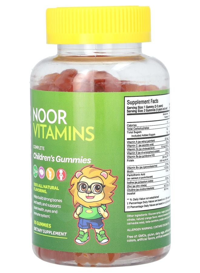 Noor Vitamins Children's Gummies Complete  90 Gummies - Image 2