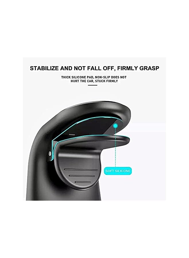 GO-DES Magnetic Car Phone Holder Air Vent Mount Mobile Magnetic Clip Stand Cradle Compatible with iPhone 12 mini/12/12 Pro/12 Pro Max/11 Pro,S20 S10 S9 A70 Huawei P30 P20 Xiaomi & All Other Phones - Image 4