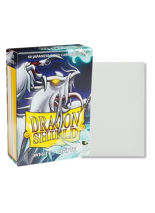 Arcane Tinmen - Arcane Tinman Dragon Shield Japanese Size Sleeves - Matte White 60Ct - Card Sleeves Smooth & Tough - Compatible With Pokemon, Yugioh, & More- Tcg, Ocg,8 Inch,Art11105 - Image 1