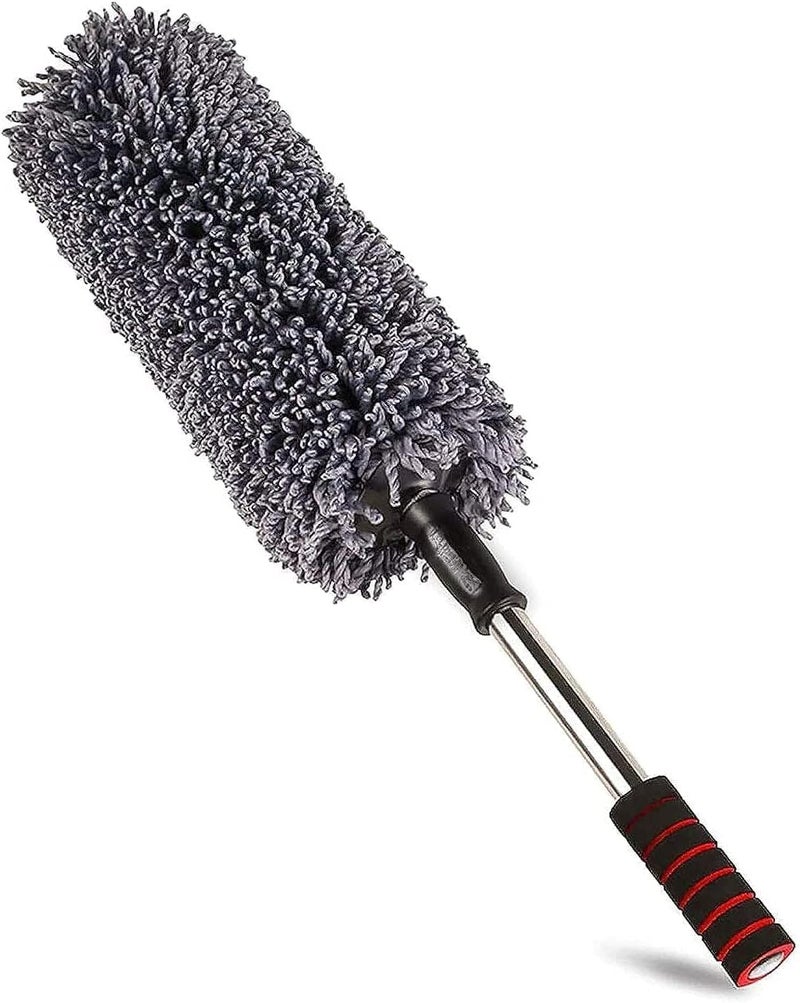 TRENDORA Car Duster Kit – Microfiber Brush for Exterior and Interior, Detail Brush, Lint and Scratch Free, Duster for Truck, SUV, RV and Motorcycle - Image 1