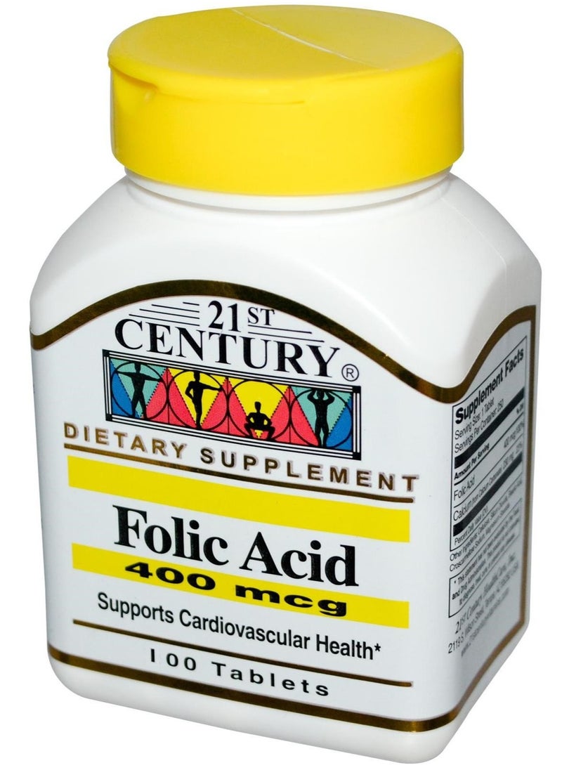 21st CENTURY 21st Century Folic Acid 400 Mg Tab 100 s 