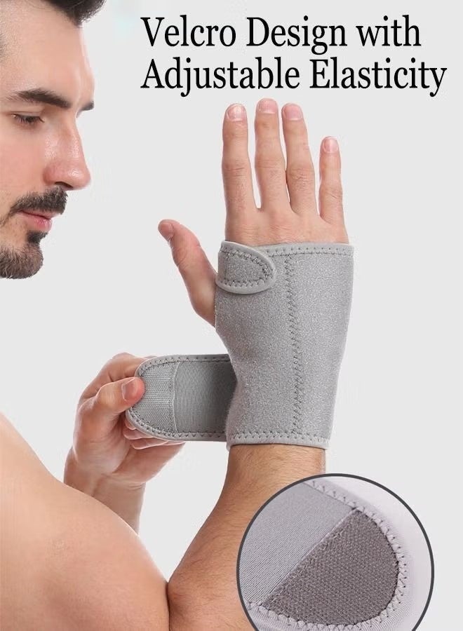 Wrist Brace for Carpal Tunnel, Night Sleep Wrist Support Brace, Wrist Splint, Great for Wrist Pain, Sprain, Sports Injuries, Joint Instability, Suitable for Left and Right Hands - Image 2