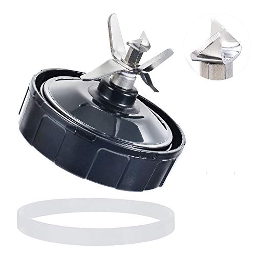 GahsElec Blender Blade Fit for Ninja, Replacement Parts 7 Fin Male Blade with Rubber Gasket, Blender Accessories Compatible with Nutri Ninja Auto IQ BL480 BL482 BL642 BL682 NN102, Fit 18oz, 24oz, 32oz Cups - Image 1