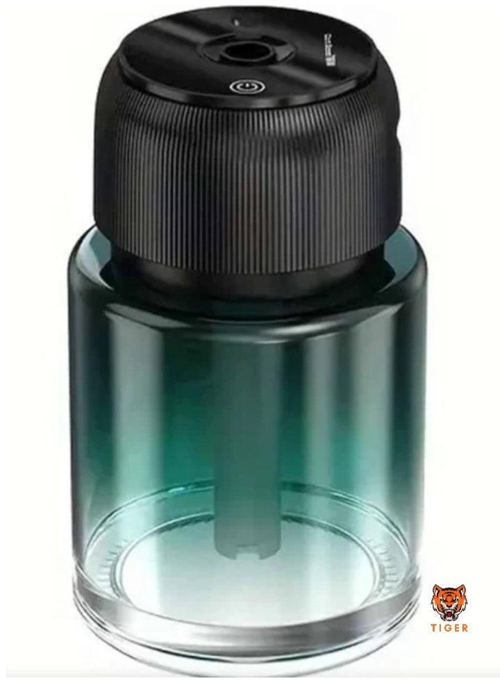 TIGER Car Fragrance Cologne Essential Oil Diffuser – Green Aromatherapy USB Cool Mist Humidifier, Portable Mini Diffuser for Car, Home, Office & Bedroom - Image 1