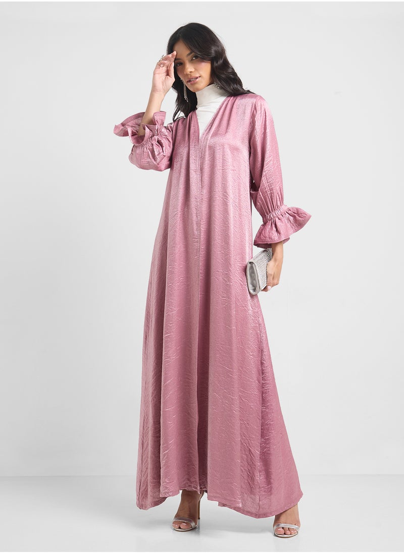 Khizana Puff Sleeved Abaya  - Image 4