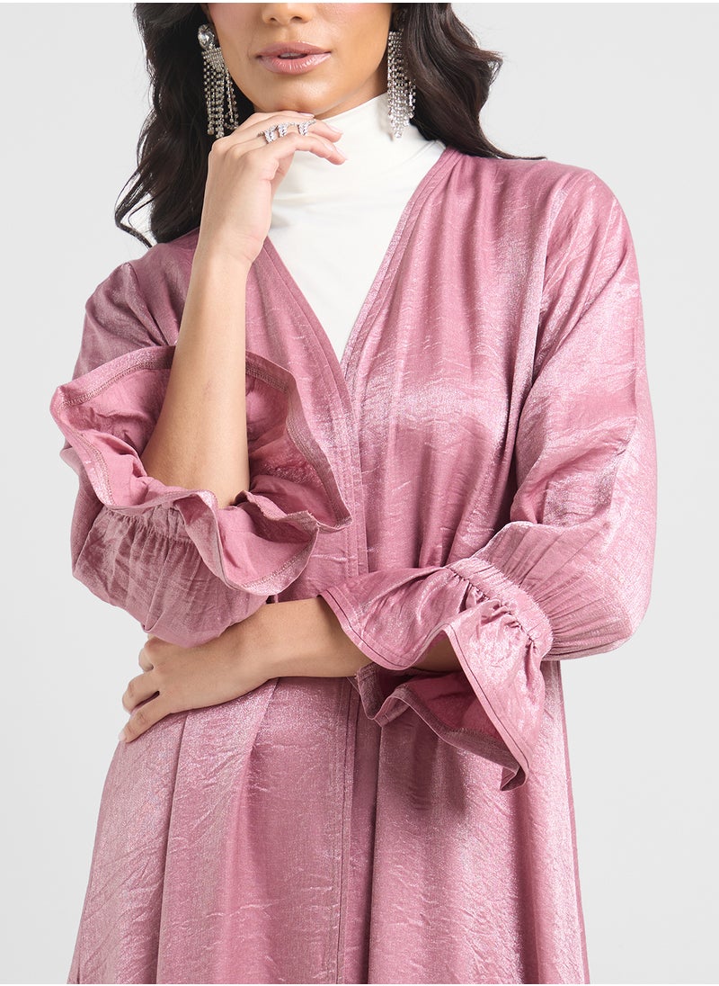 Khizana Puff Sleeved Abaya  - Image 3