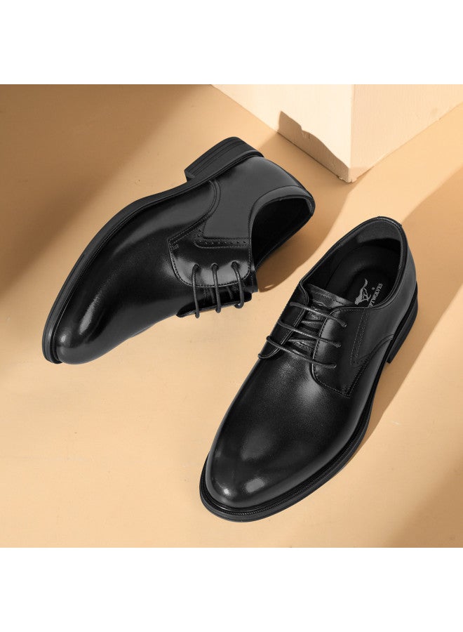 سيبتولفز 【top Grain Leather】 أحذية رجال الأعمال من نوع Derby، أحذية جلدية رسمية للتنقل في الخريف - Image 5