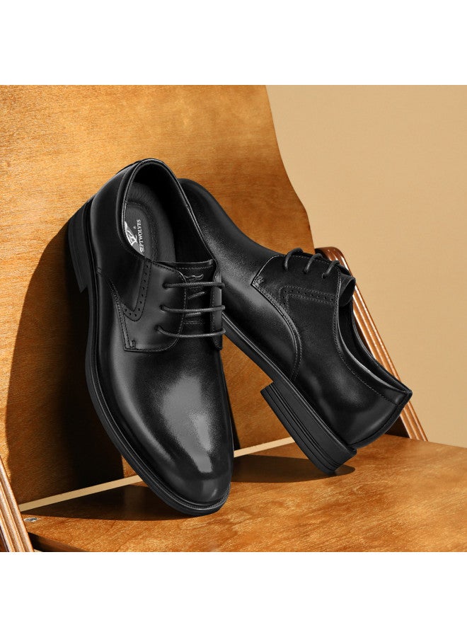 سيبتولفز 【top Grain Leather】 أحذية رجال الأعمال من نوع Derby، أحذية جلدية رسمية للتنقل في الخريف - Image 3