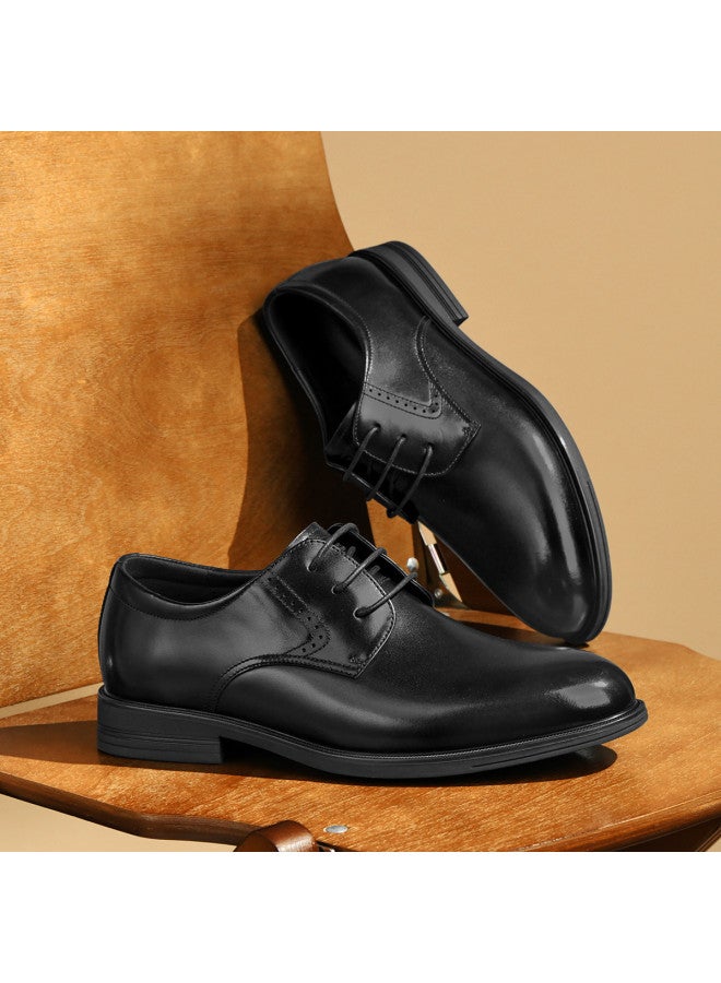 سيبتولفز 【top Grain Leather】 أحذية رجال الأعمال من نوع Derby، أحذية جلدية رسمية للتنقل في الخريف - Image 2