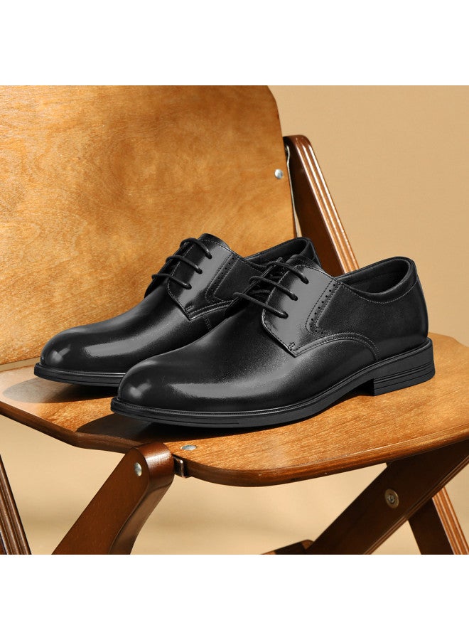 سيبتولفز 【top Grain Leather】 أحذية رجال الأعمال من نوع Derby، أحذية جلدية رسمية للتنقل في الخريف - Image 4