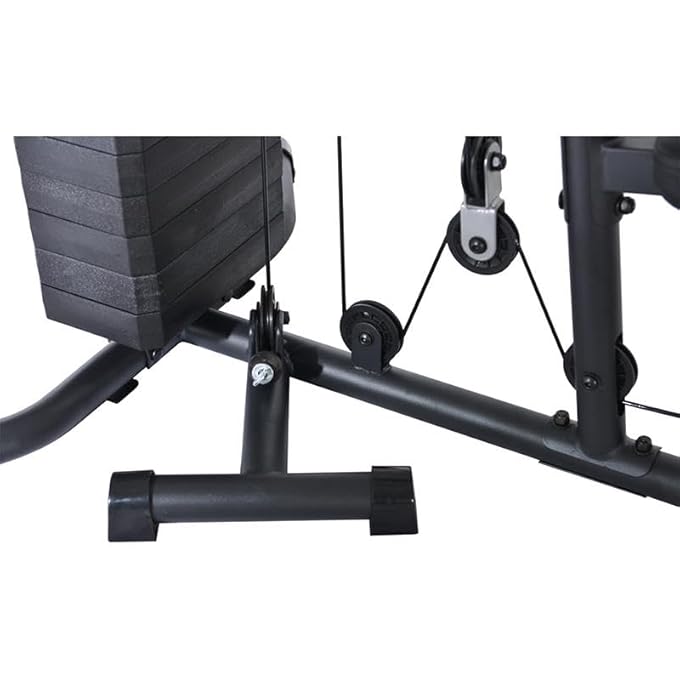 rayihni Jx Fitness Multi Functional Home Gym Equipment Jx-187F With Leg Extension & Bicep Curl/ Weight Stack 98Lbs Dead Weight Stacks - Image 3