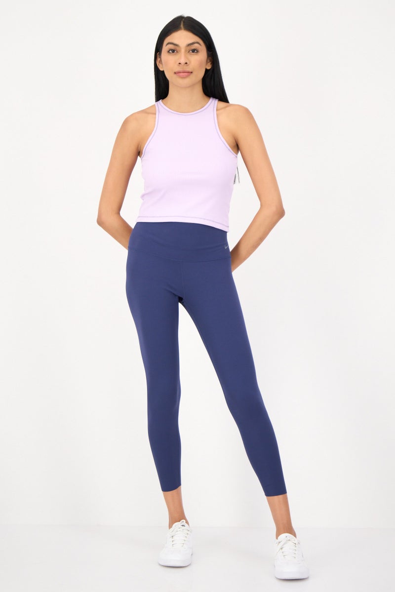 Nike Women Dri-Fit Short Sleeves Training Top, Lavender  - Image 4