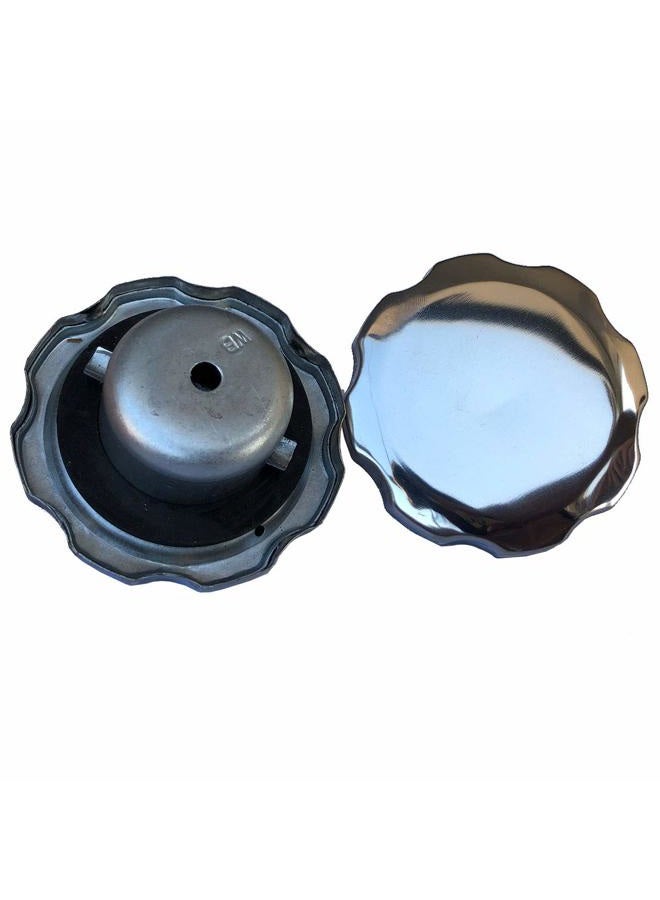HRUI 2pc GX390 Gas Cap for Honda GX340 Chrome Fuel Tank Engine Motor GX120 GX160 GX200 GX240 GX270 - Image 3