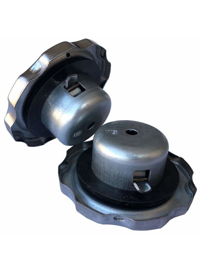 HRUI 2pc GX390 Gas Cap for Honda GX340 Chrome Fuel Tank Engine Motor GX120 GX160 GX200 GX240 GX270 - Image 2
