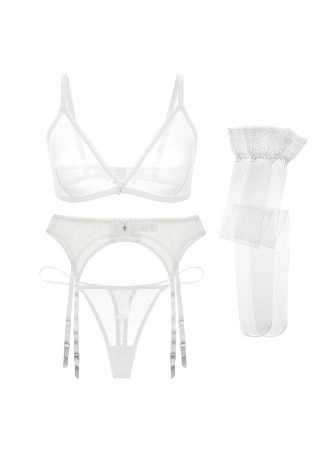 KUYING New Comfortable Skin Friendly And Breathable Lingerie Set Set Of 4 - Image 1