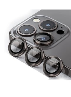 DIGI CORE iPhone Camera Lens Protector Compatible With Apple iPhone 13 Pro/13 Pro Max Black iPhone Camera Lens Cover  - Image 1