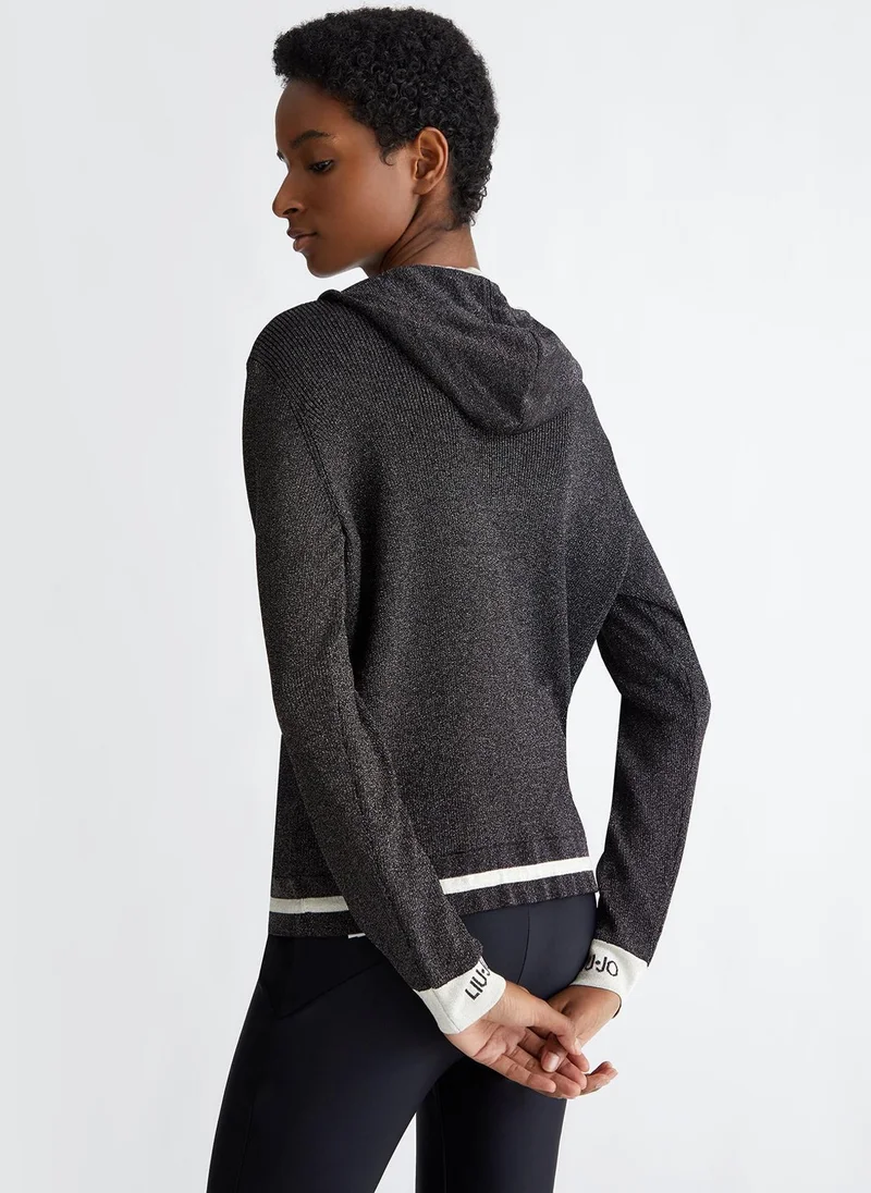 Liu Jo LurexÂ® sweatshirt