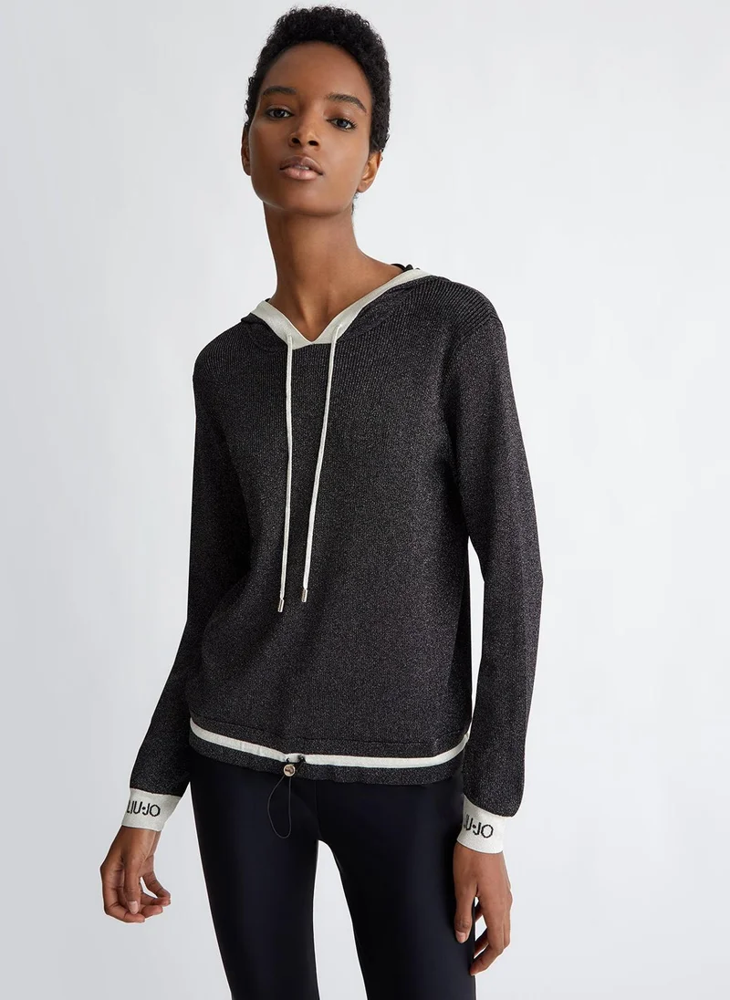 Liu Jo LurexÂ® sweatshirt