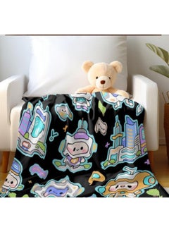 General Baby and children's cartoon flannel thin blanket (warm and comfortable, suitable for sleep, game use) 70cm*100cm - 749  - Image 4