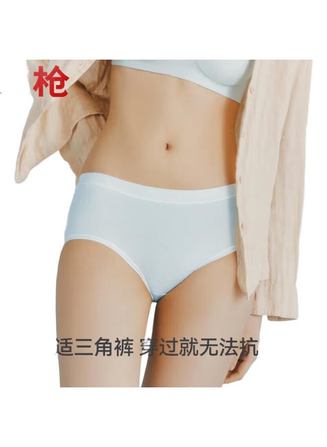 THREEGUN Modal High Elasticity 7A Antibacterial Seamless Breathable Women'S Triangle Panties [3 Pieces Per Box] - Image 3