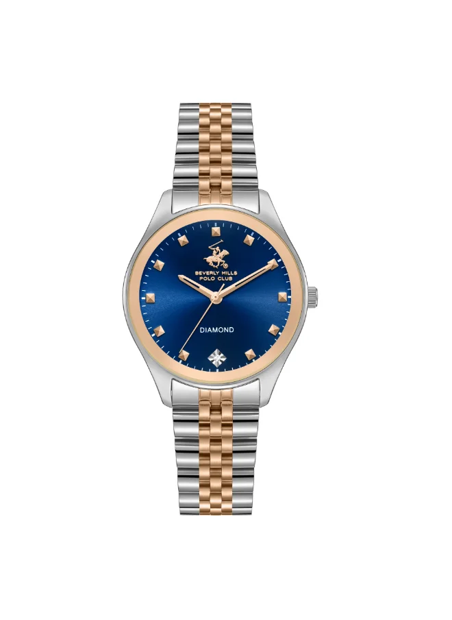 بيفرلي هيلز بولو كلوب BEVERLY HILLS POLO CLUB Women Analog Dark Blue Dial Watch - BP3657C.590