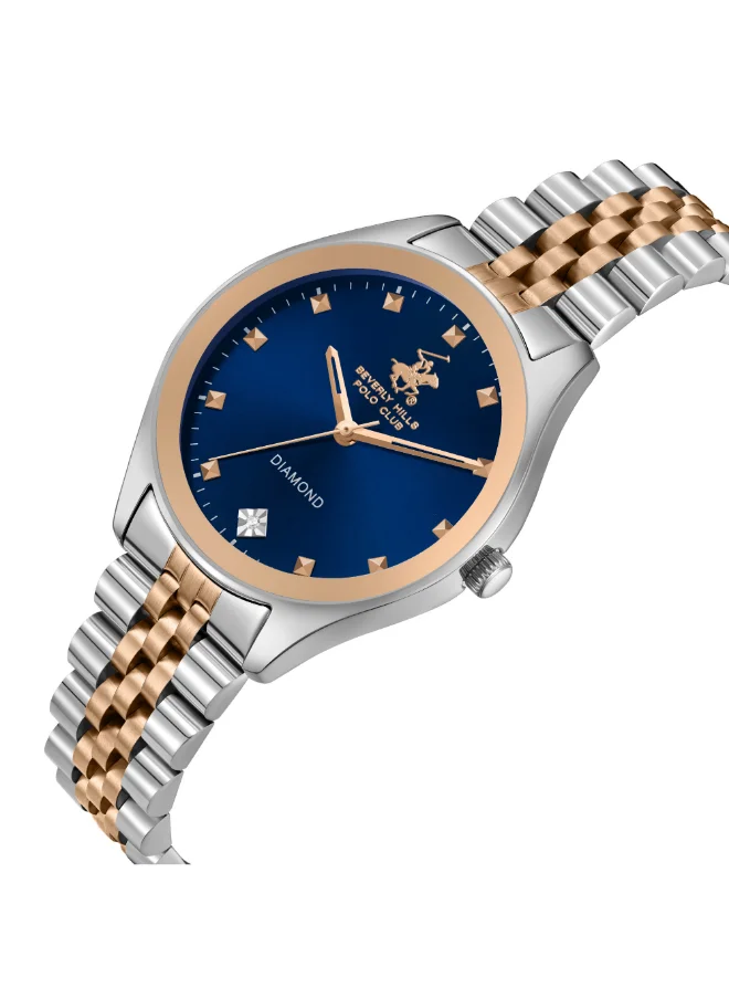 بيفرلي هيلز بولو كلوب BEVERLY HILLS POLO CLUB Women Analog Dark Blue Dial Watch - BP3657C.590