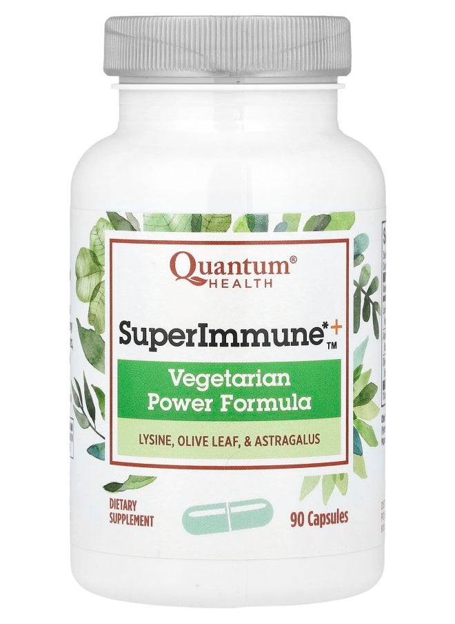 Quantum Health SuperImmune™+ Vegetarian Power Formula 90 Capsules 